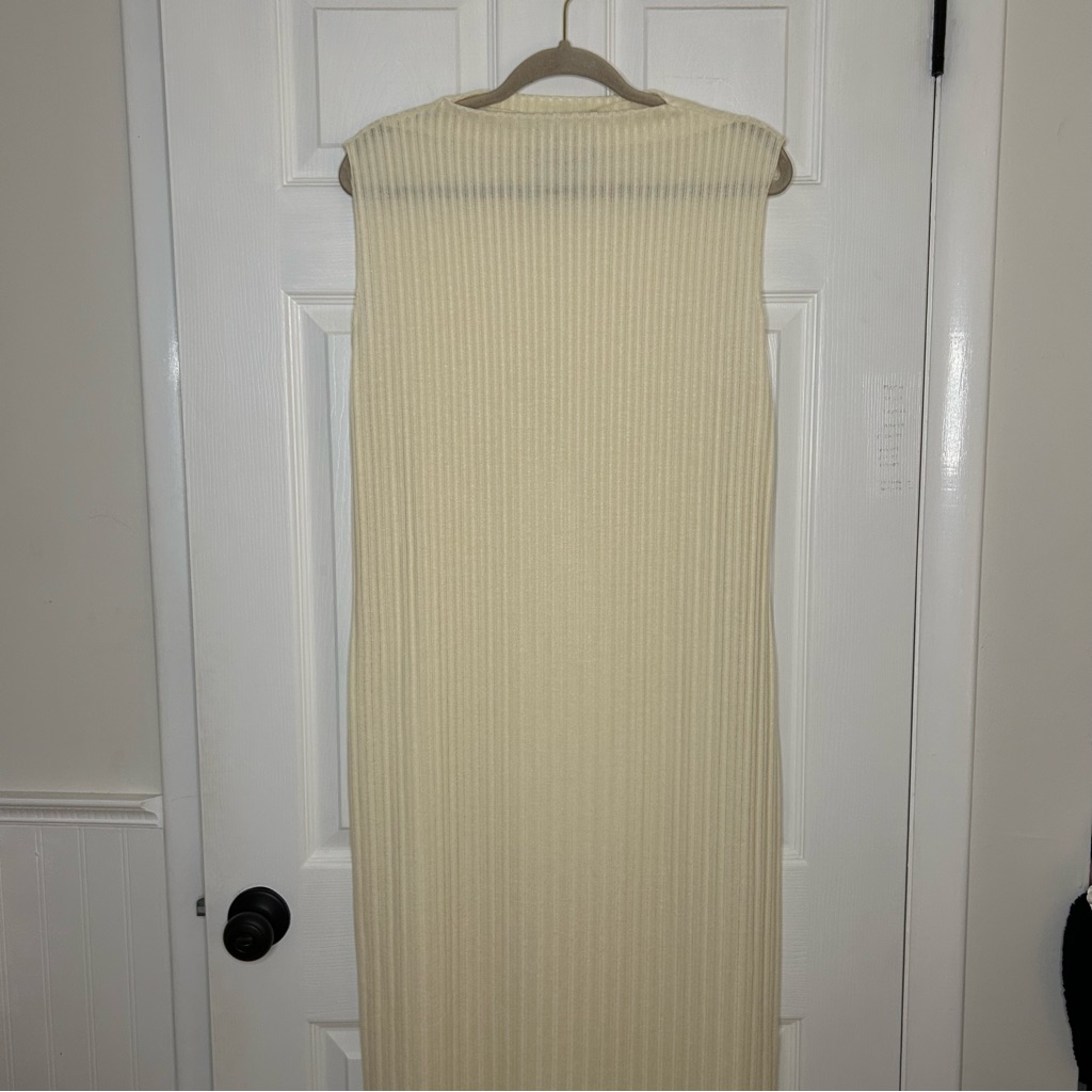 Reformation Ribbed Knit Sleeveless Maxi Dress